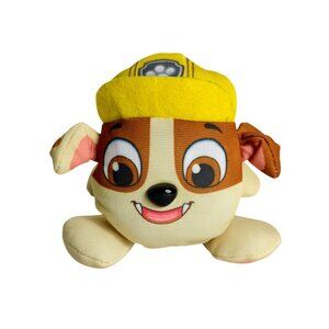 Paw Patrol Rubble Mini Pup Pals 6" Plush Dog Toy Brown Yellow Nickelodeon